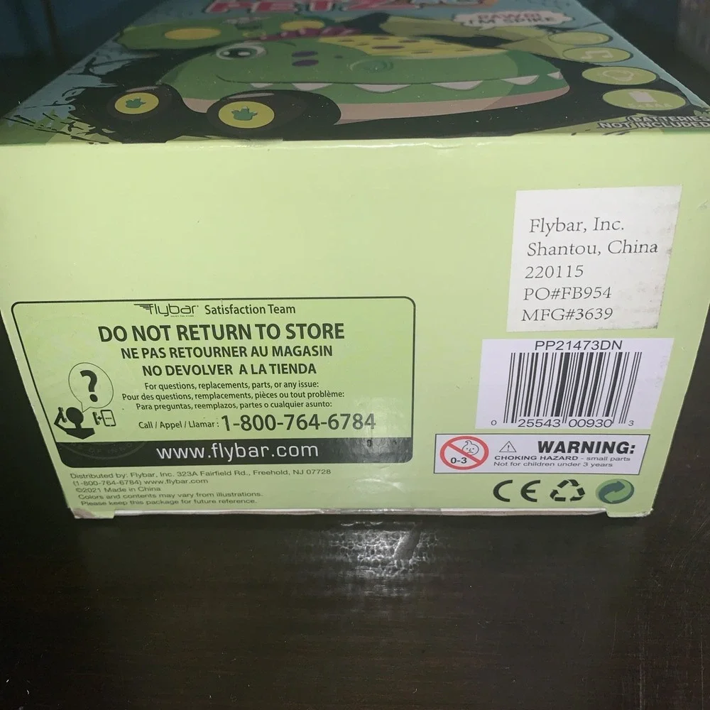 Poko Petz Remote Control Car for Toddlers Spike‎ Dinosaur 2.4GH Ages 3+ NIB